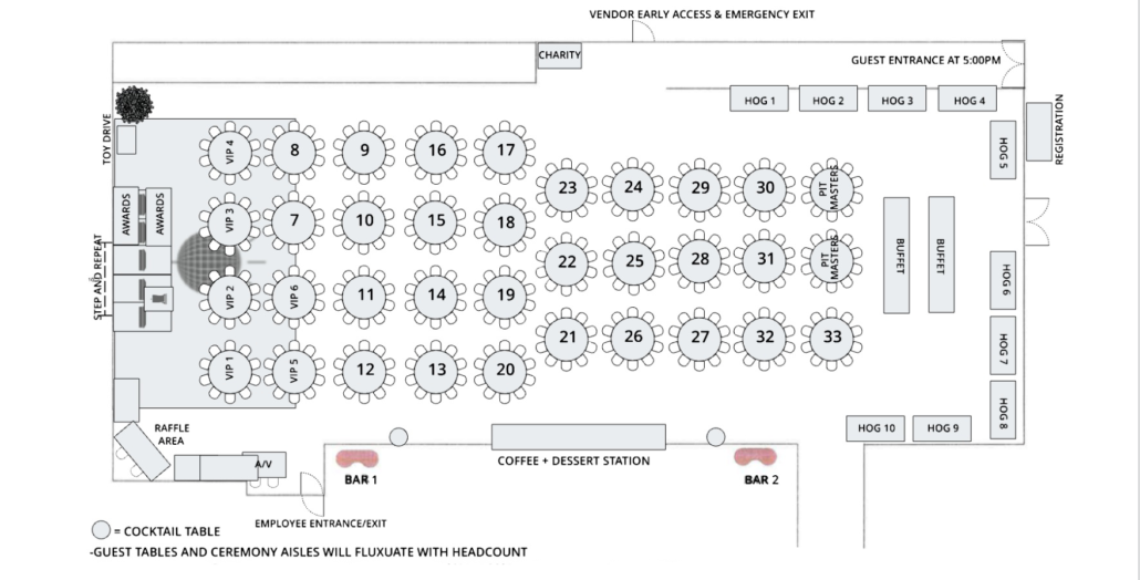 2025 gala layout